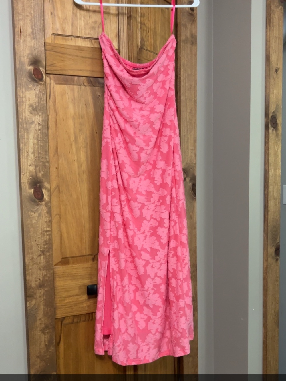 Pink wedding guest Maxi Dress